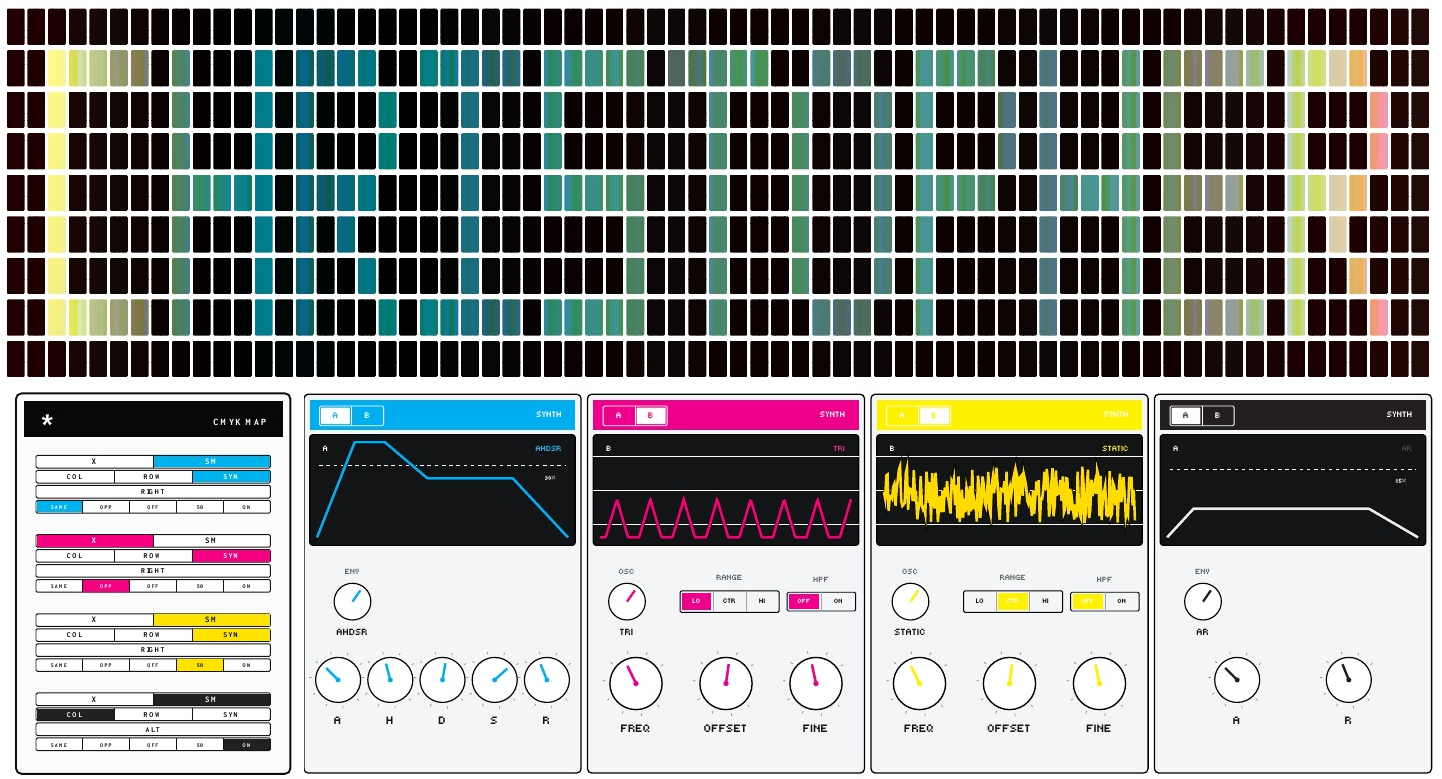 CMYK SYNTHPOP unit 11 front and back