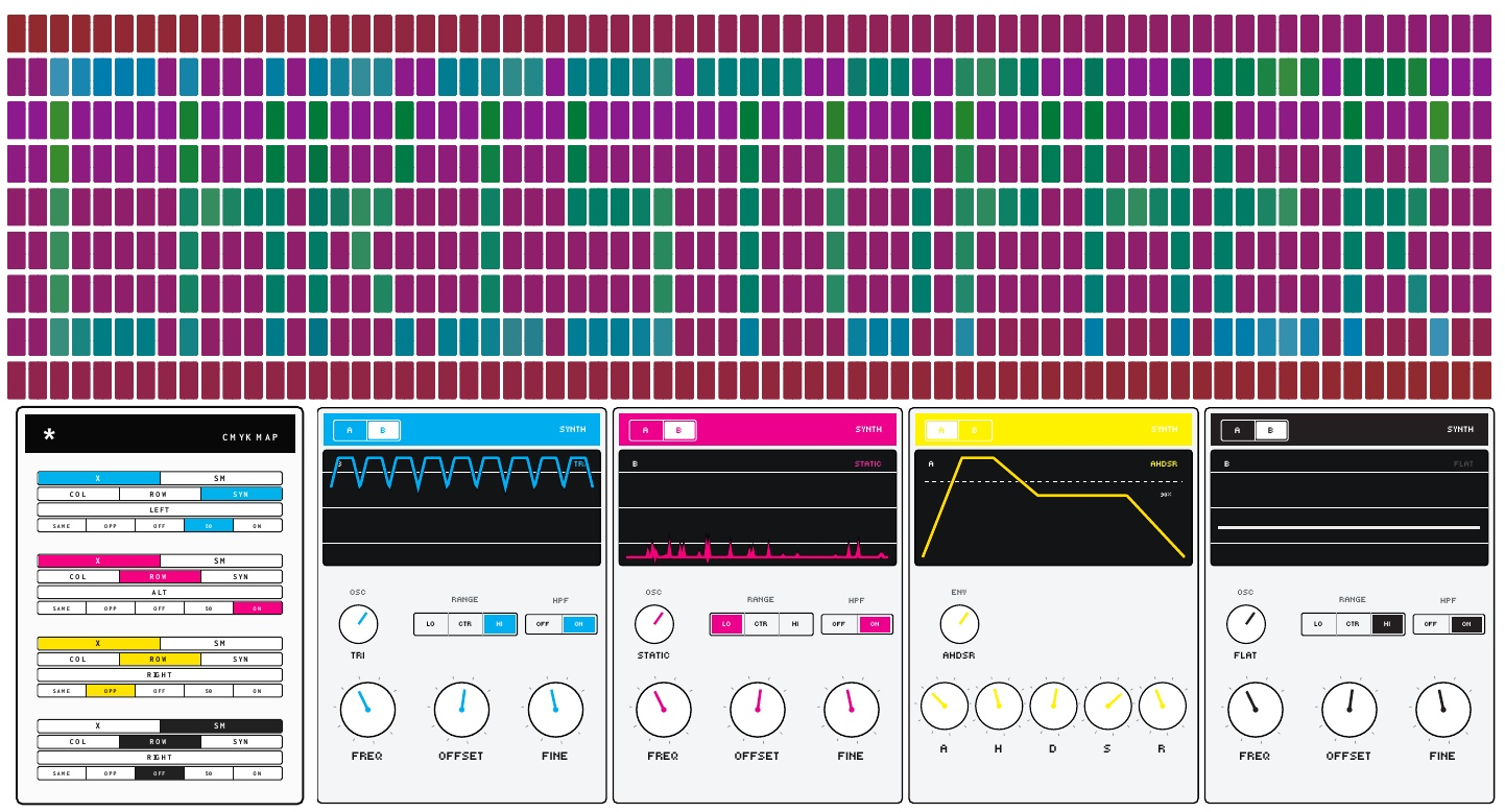 CMYK SYNTHPOP unit 14 front and back