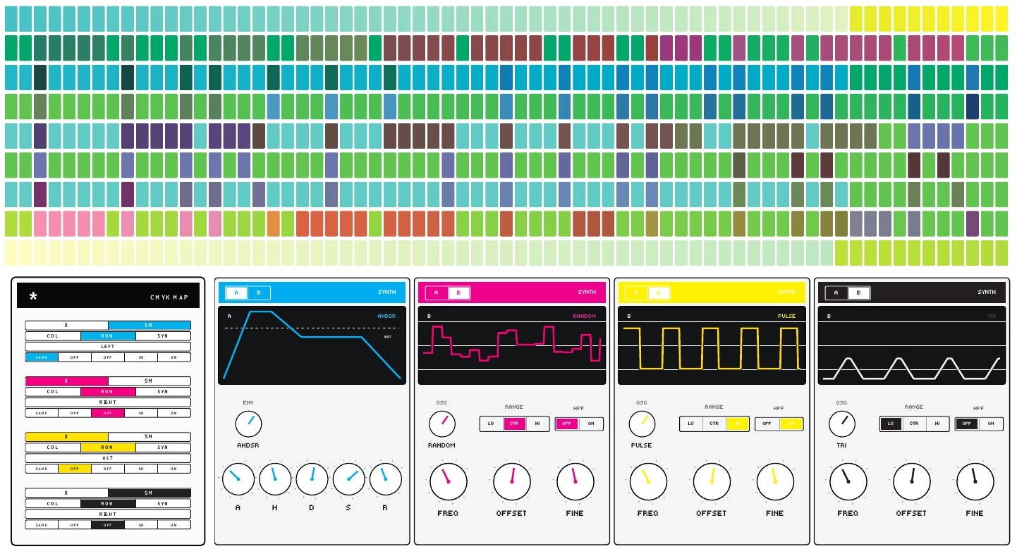 CMYK SYNTHPOP unit 15 front and back