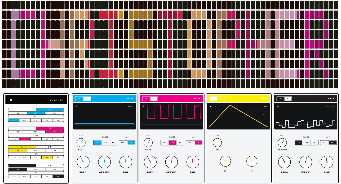 CMYK SYNTHPOP unit 16 front and back