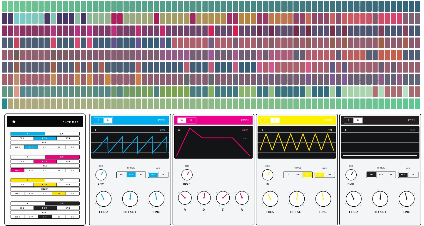 CMYK SYNTHPOP unit 17 front and back