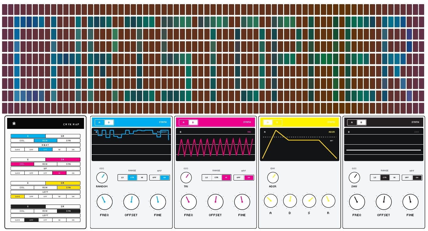 CMYK SYNTHPOP unit 18 front and back