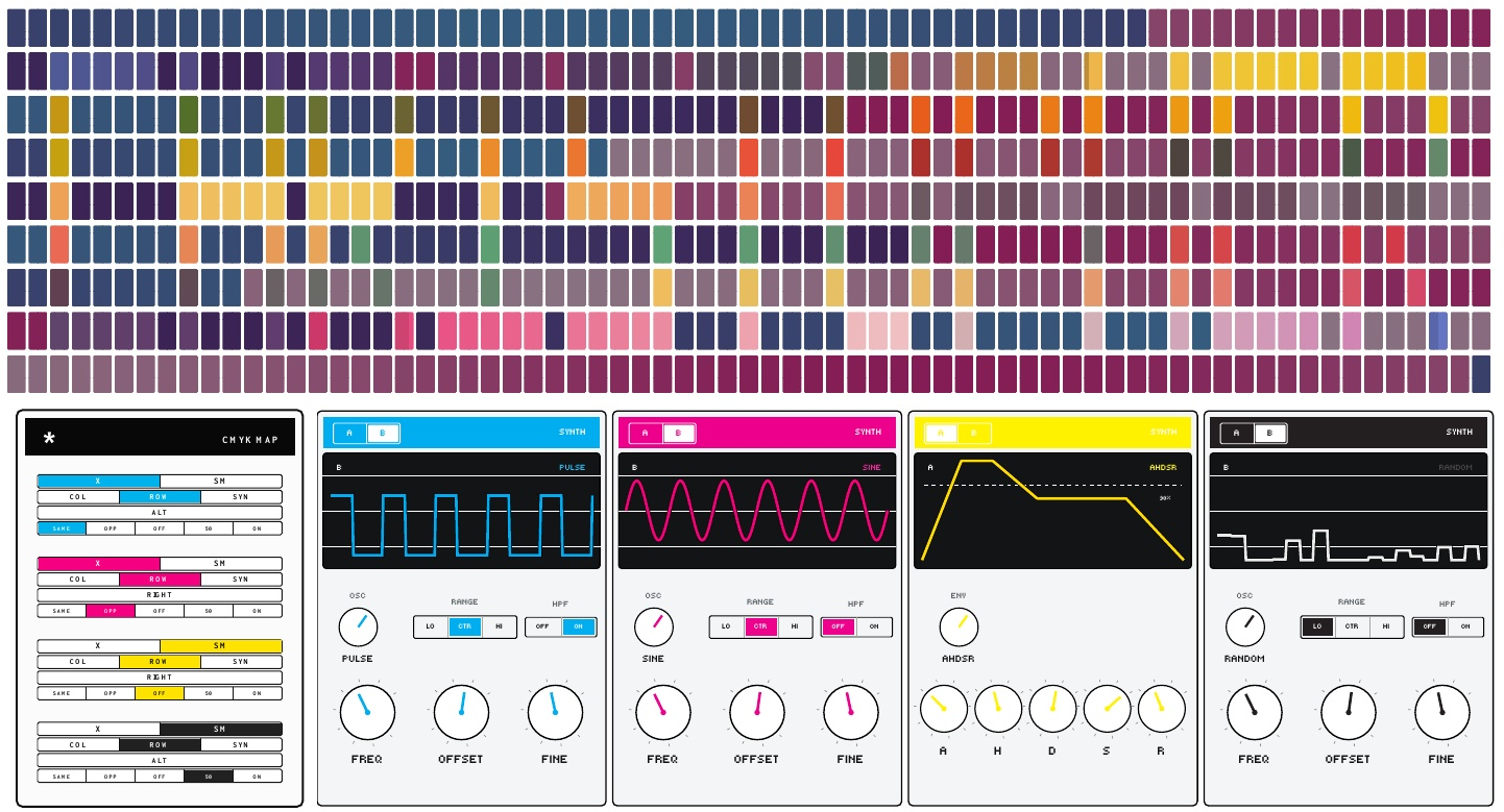 CMYK SYNTHPOP unit 19 front and back