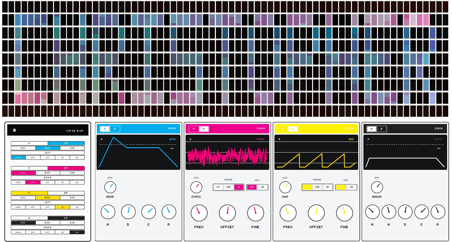 CMYK SYNTHPOP unit 21 front and back