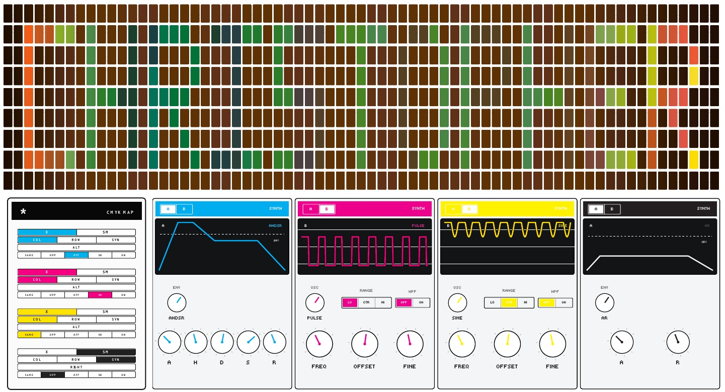 CMYK SYNTHPOP unit 23 front and back