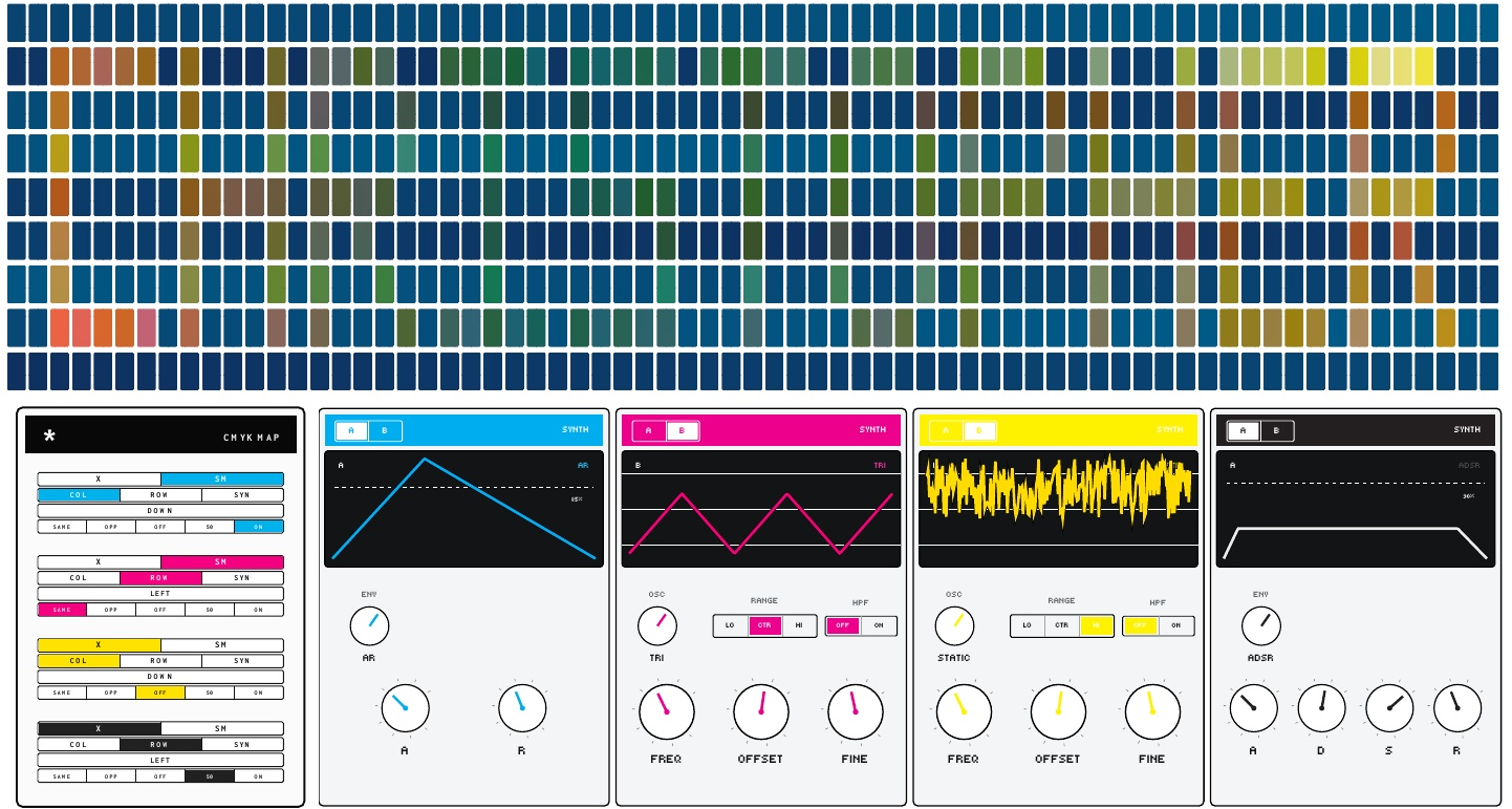 CMYK SYNTHPOP unit 25 front and back