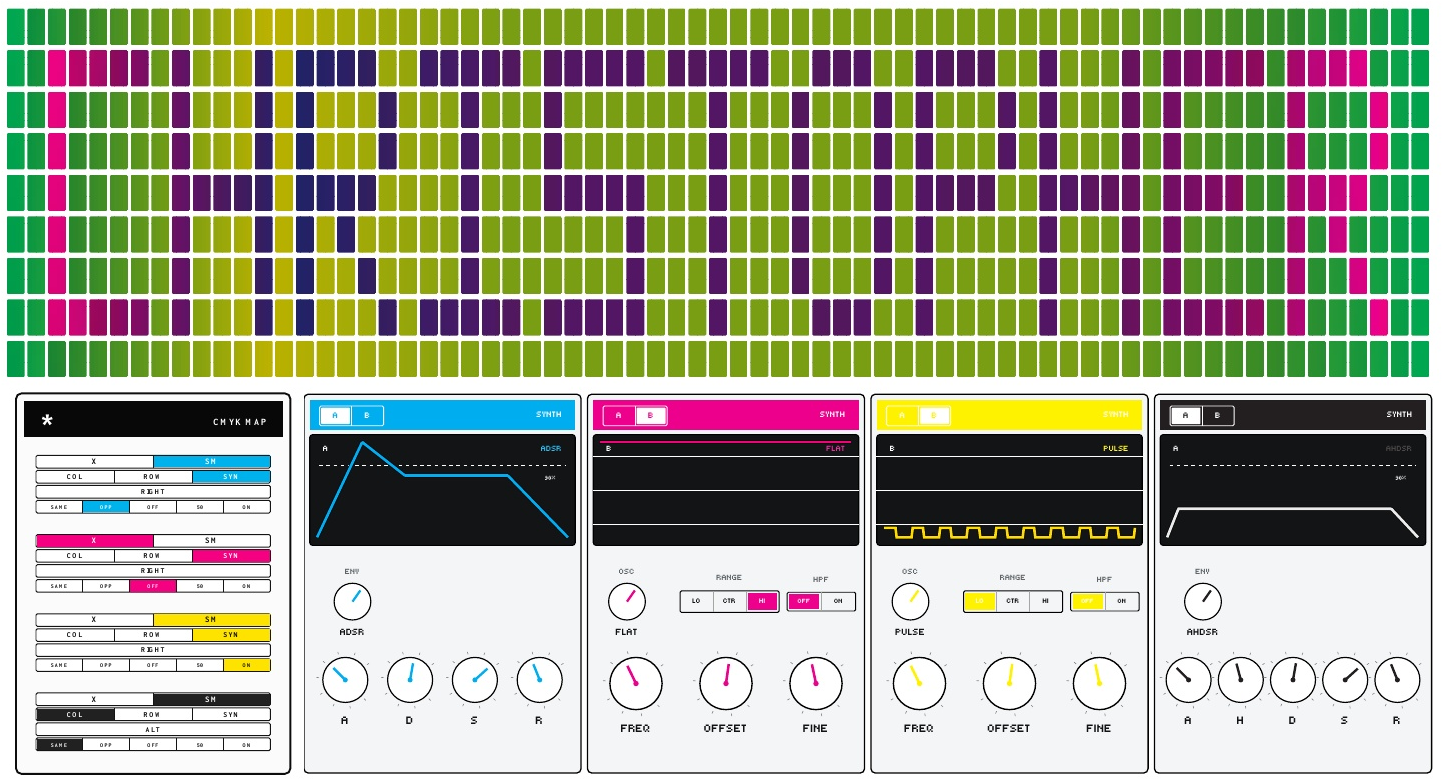 CMYK SYNTHPOP unit 27 front and back