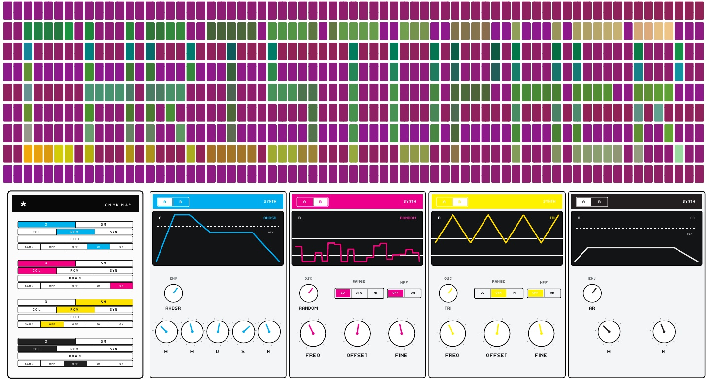 CMYK SYNTHPOP unit 29 front and back