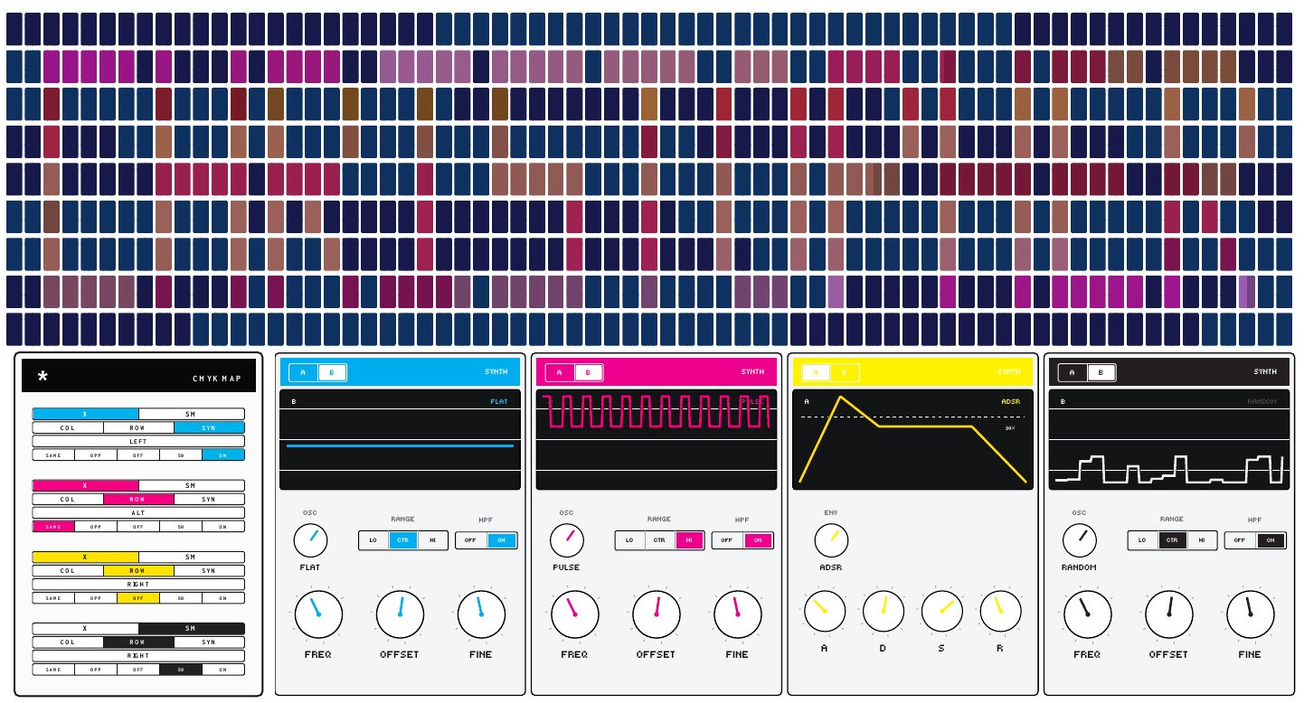 CMYK SYNTHPOP unit 30 front and back